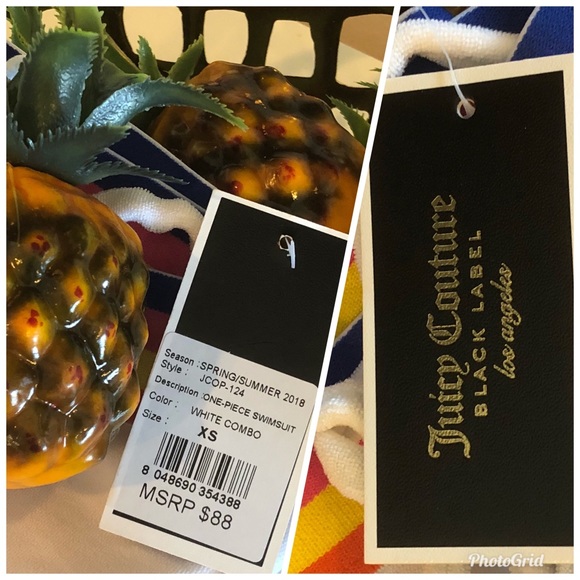 Juicy Couture Colorblock Microterry Swimsuit 🌈 - Picture 7 of 8